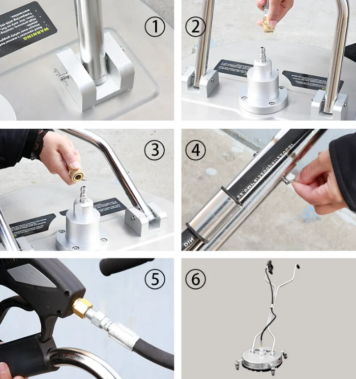 Pressure Washer High Pressure Water Surface Cleaner High Pressure Washer For Rubber Flooring Garden Grounds