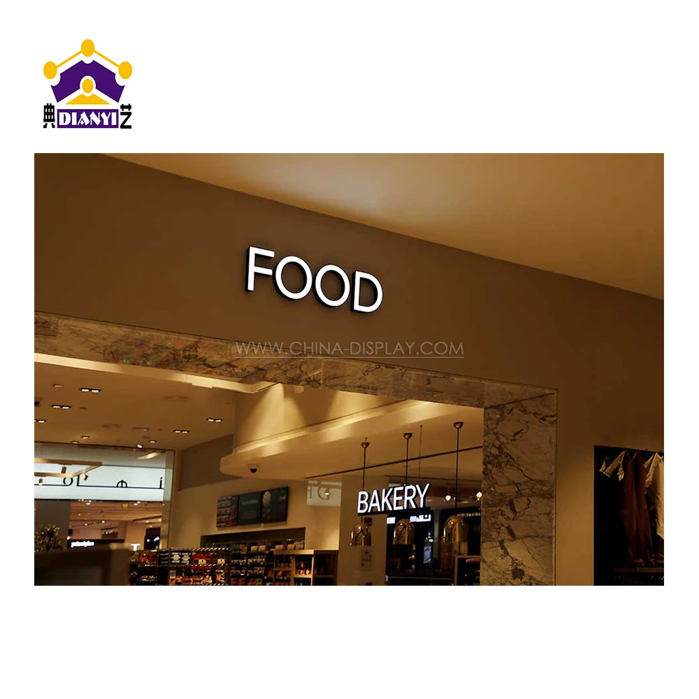 Custom Store Front Led Signs Business 3D Led Channel Letter Sign Stainless Metal Led Signage for Barber Coffee Hotel Shops