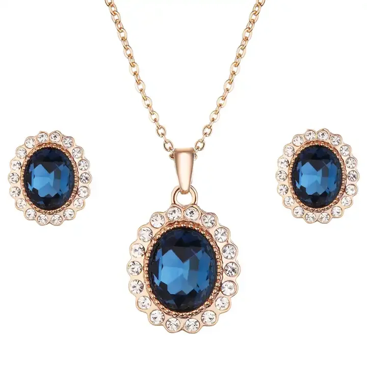 SHENGKE Luxury Jewelry Watches Bracelets Earring Necklace Jewelry Watch Gift Set Box K0039L 12 Blue Accessories Luxury Watch Set