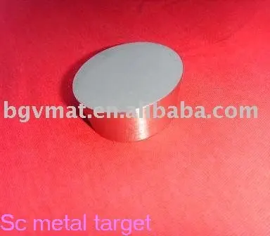 Factory supply high quality rare earth products sc scandium metal industrial material 99.99% distilled scandium metal