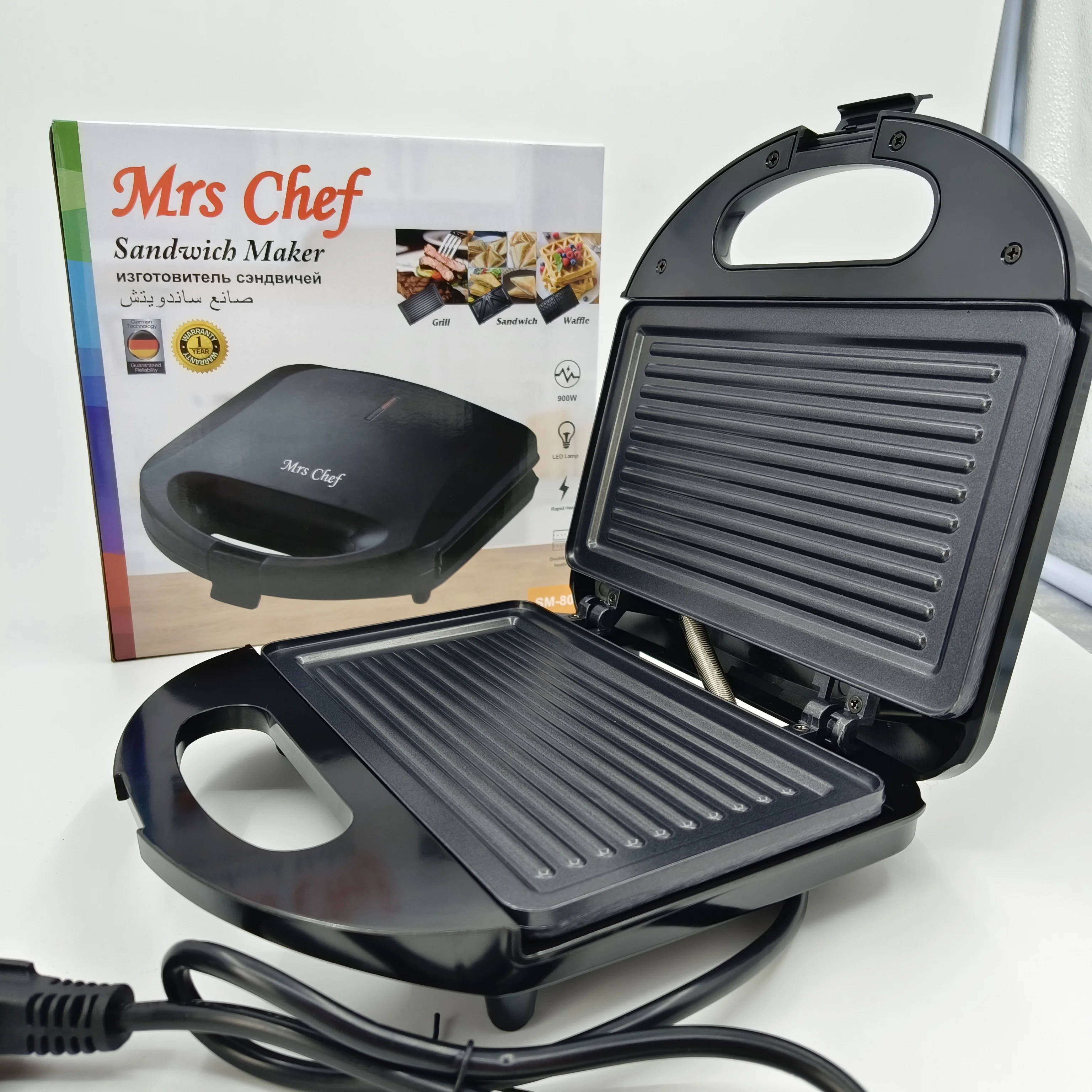 Hot Selling High Performance Sandwich Maker Lightweight and Convenient Maker Machine With Double-sided Heating