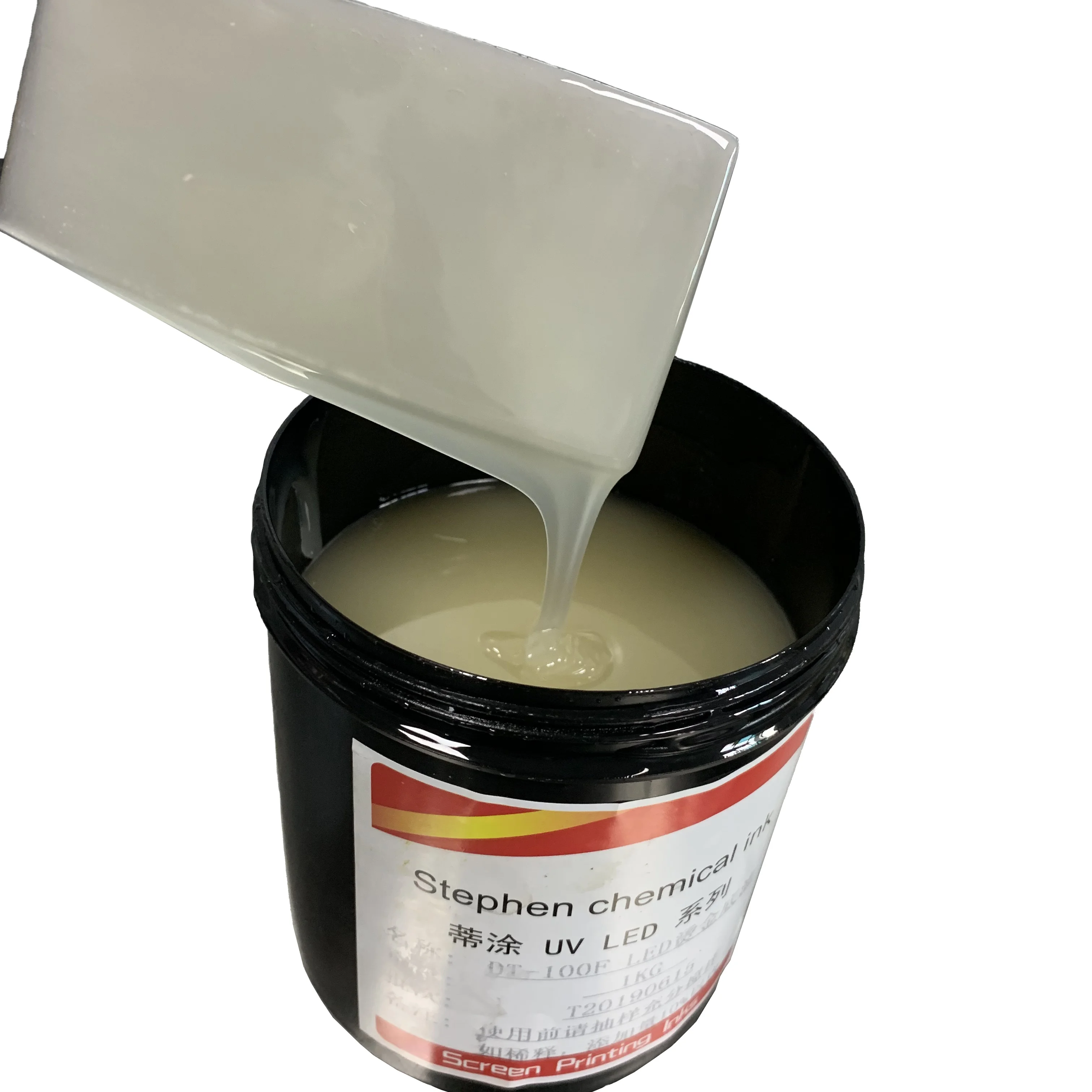 Hot stamping primer luxury Glass bottle sticker for Water transfer Screen printing ink UV LED cured