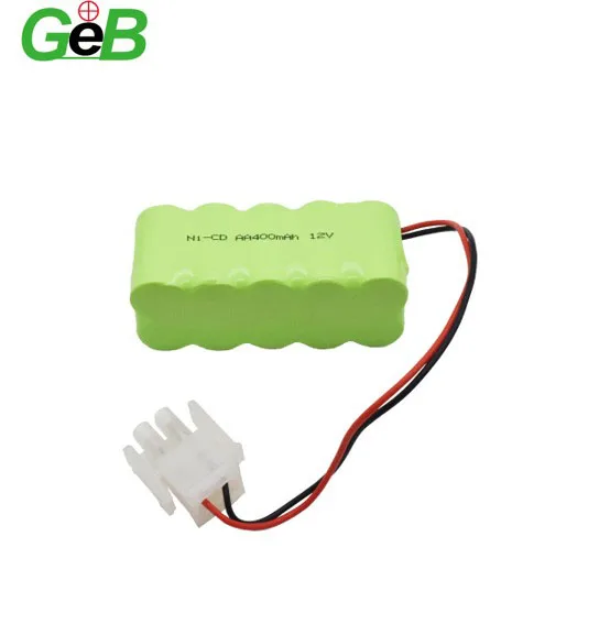 Перезаряжаемый никель-кадмиевый аккумулятор 12 в AA 400 мАч с проводом и разъемом для электроинструмента