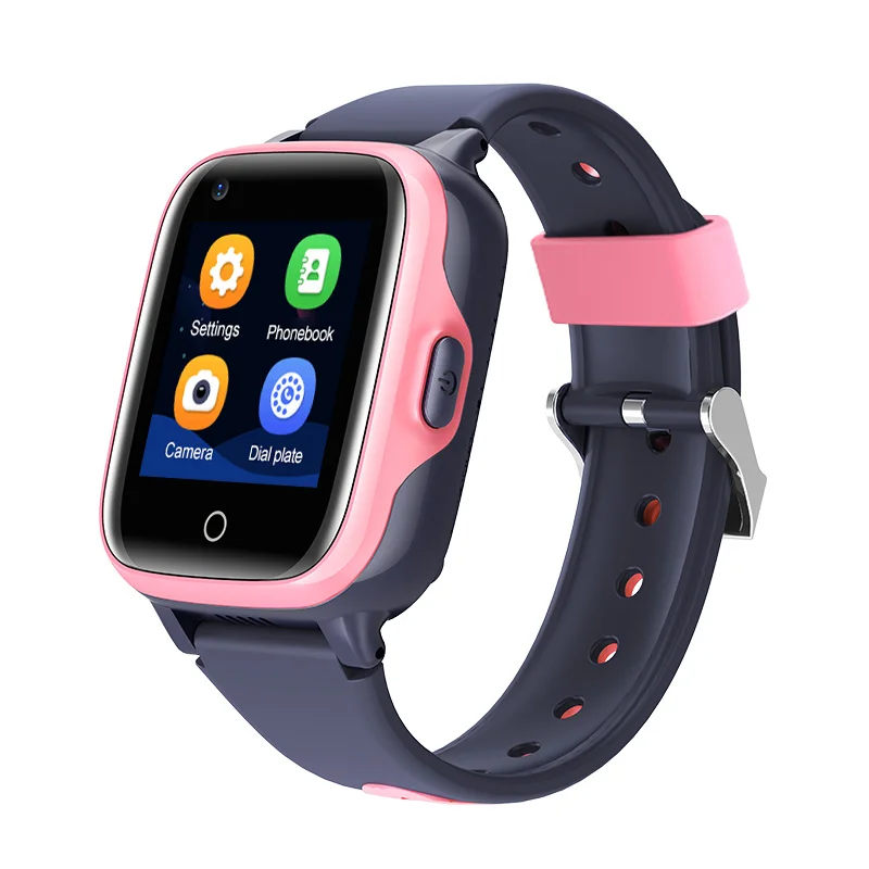 Popular kids IPX7 waterproof touch screen 4g gps tracker watch two way calling kids interactive smart watch and phone