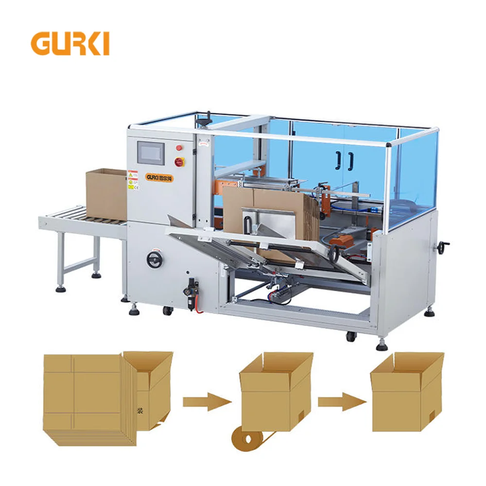 Automatic Carton Molding Machine Easy operate Fully Automatic Box Erecting Machine / Carton Case Erector