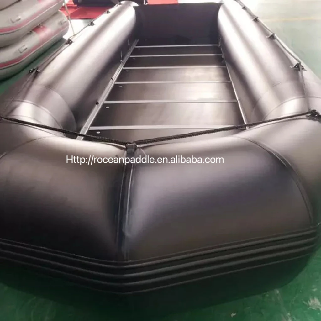 CE Factory 7m 8m 9m 10m Wood floor Inflatable boat Large Size Rubber Boat with Outboard Engine