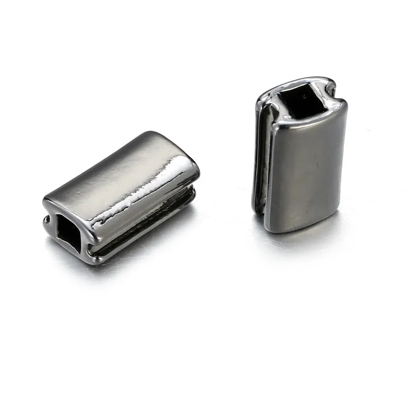 Square Bracelet Accessories Alloy Electroplating Four Dispersion Beads Accessories DIY Jewelry Pendant Manufacturers Wholesale