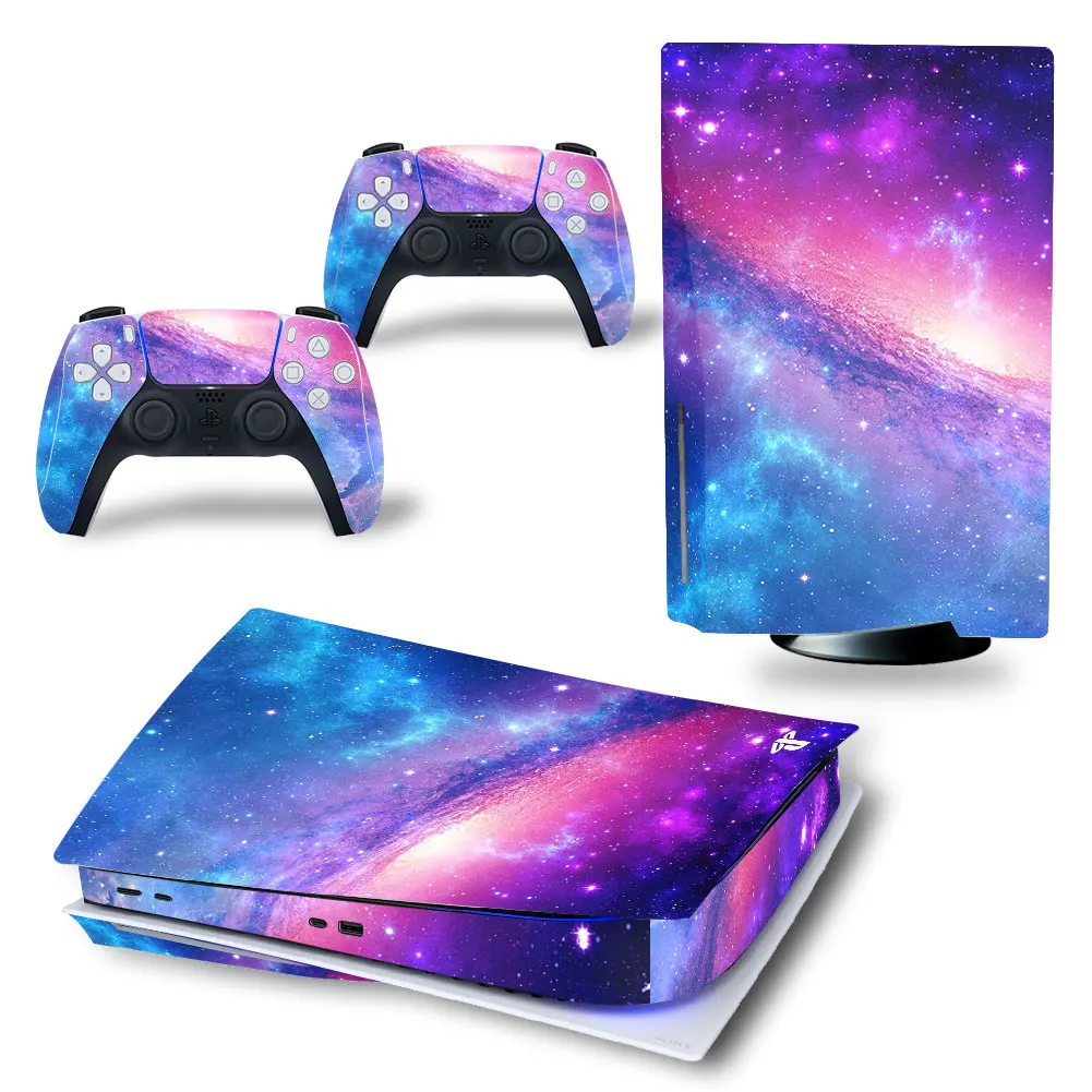 PS5 диск Edition углеродное волокно переводная картинка Наклейка Обложка для PlayStation 5 консоли и