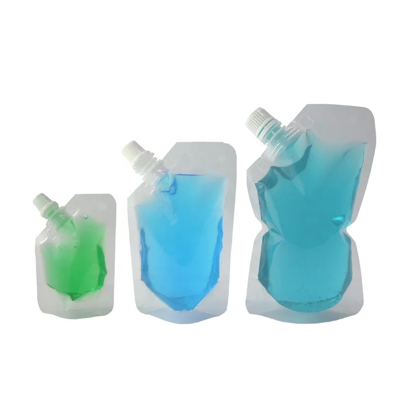 Beverage Bag Spout Stand Up Pouch Drinking Water Bag Sauce Flask Spout  Energy Drinks Coffee Beer Juice Sample Sack Bags Doypack