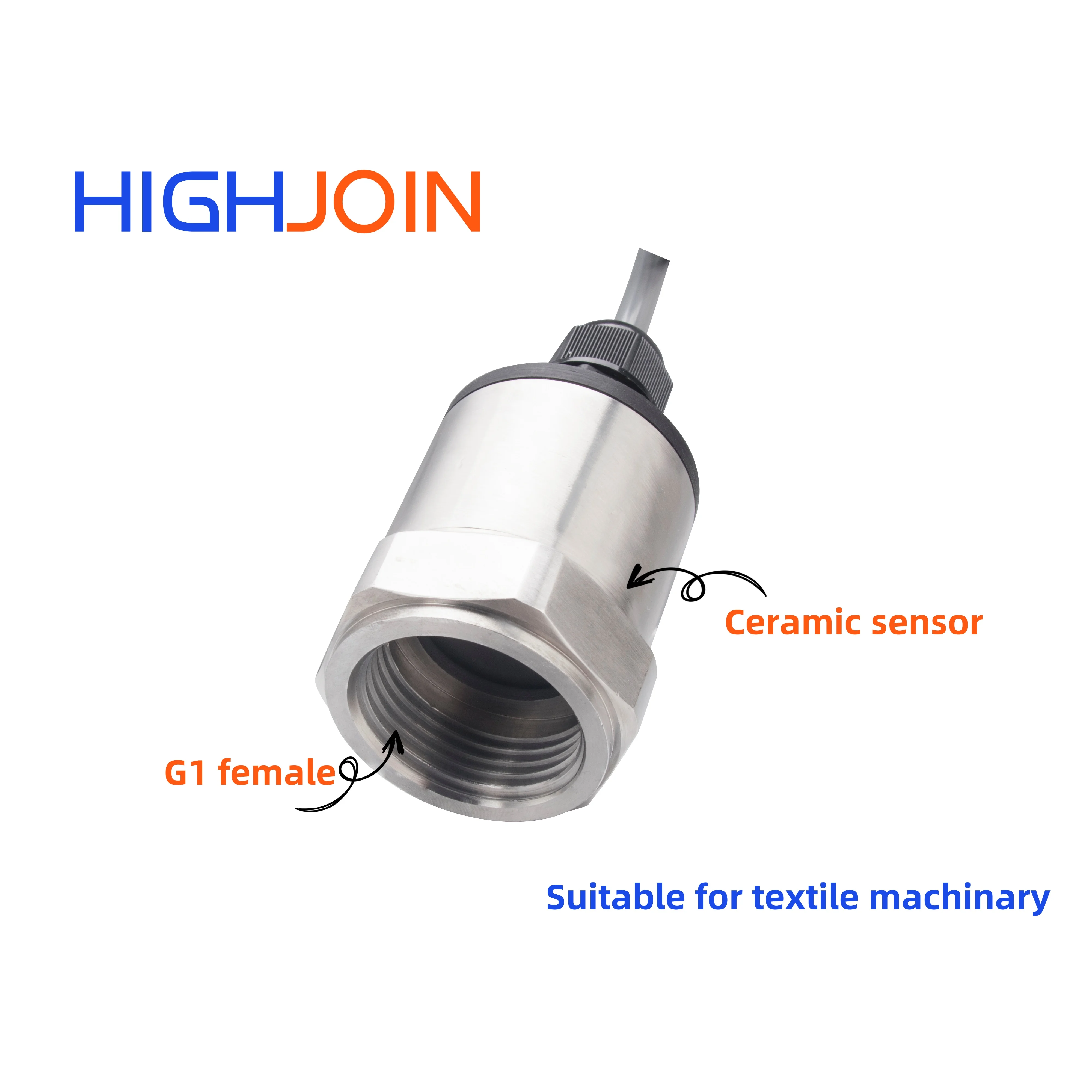 HIGHJOIN pressure sensor 0-50mbar textile machine economic transmitter ceramic sensor