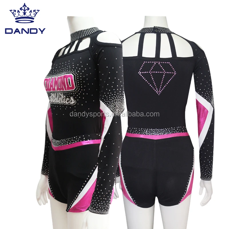 Wholesale OEM design long sleeve cheer leading competition uniforms sportswear Cheerleading Uniforms