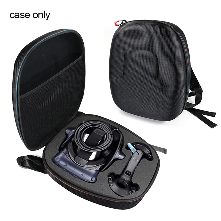 Durable portable hard vr headset carrying bag storage case cover for htc vive pro