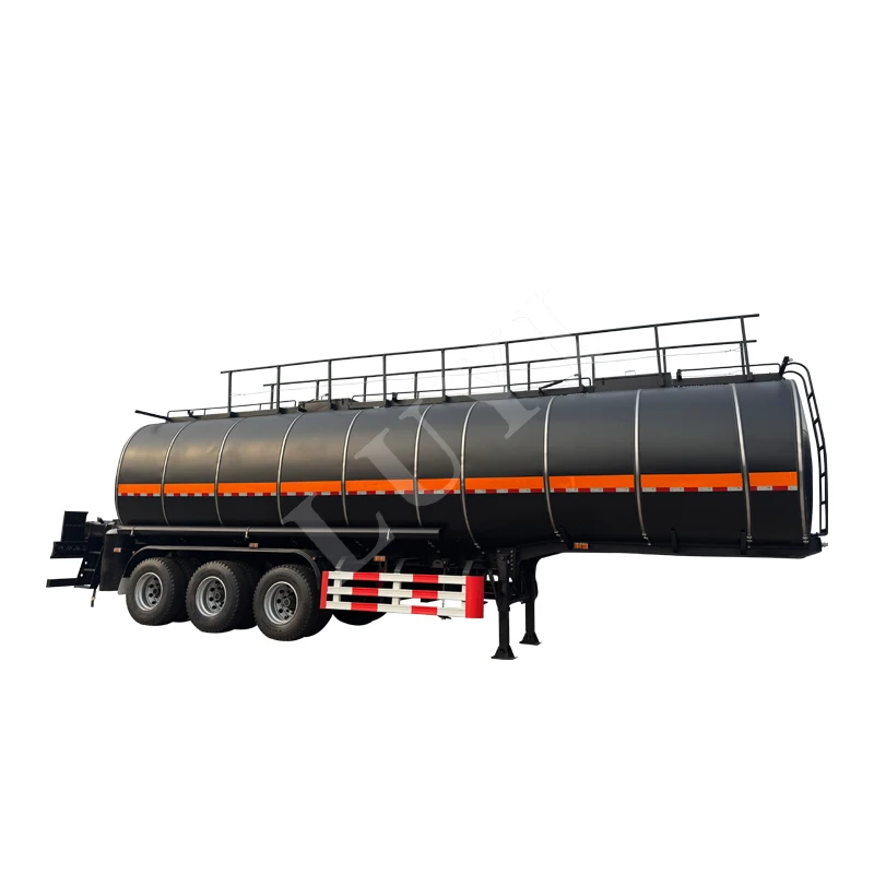 LUYI-- 3 Axles 3 compartment 40000-70000l Petrol Oil tanker trailer can customized fuel tank semi trailer