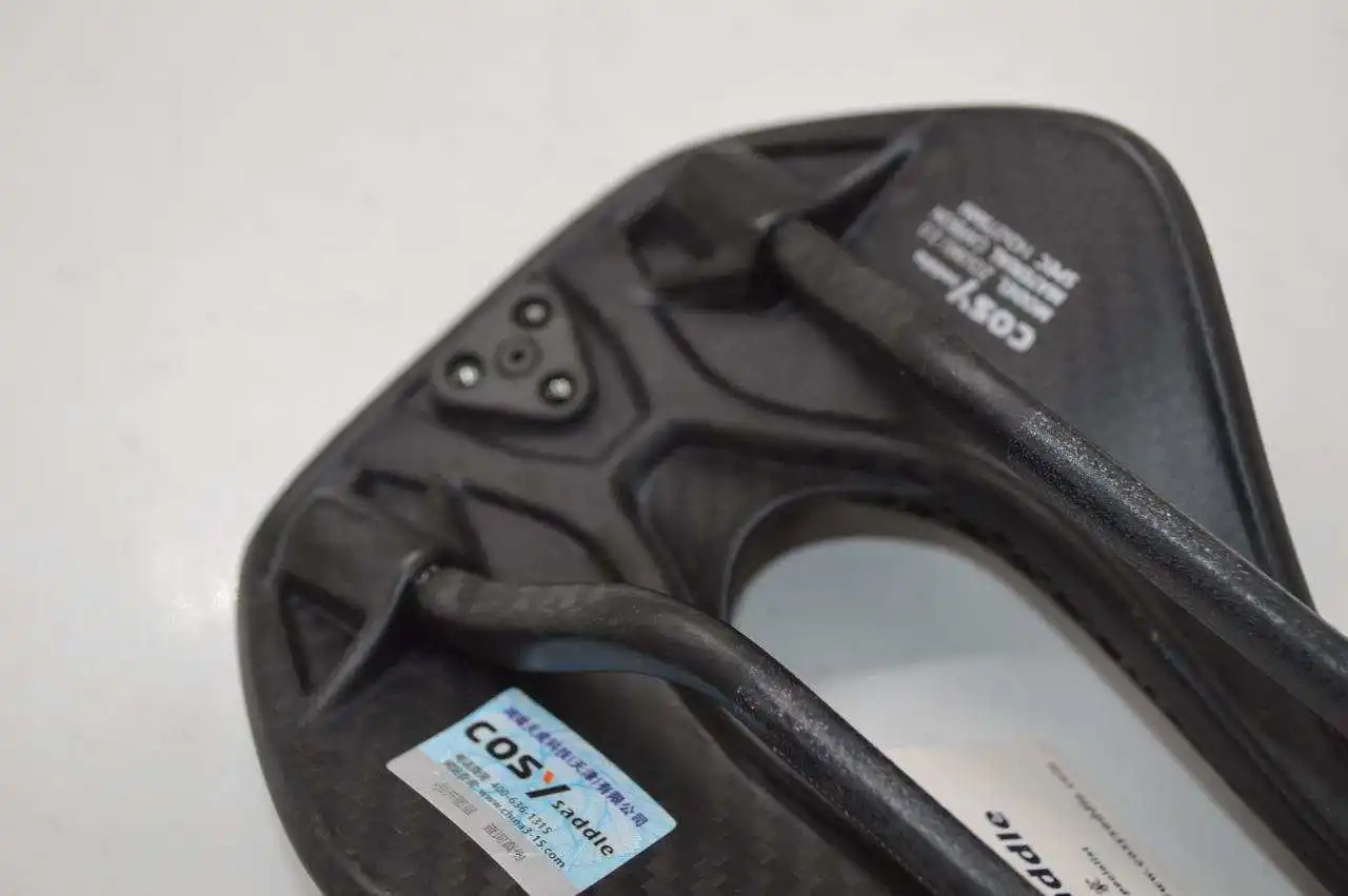 COSY SADDLE Manufacturer  3D print  carbon bicycle saddle  black/green/purple