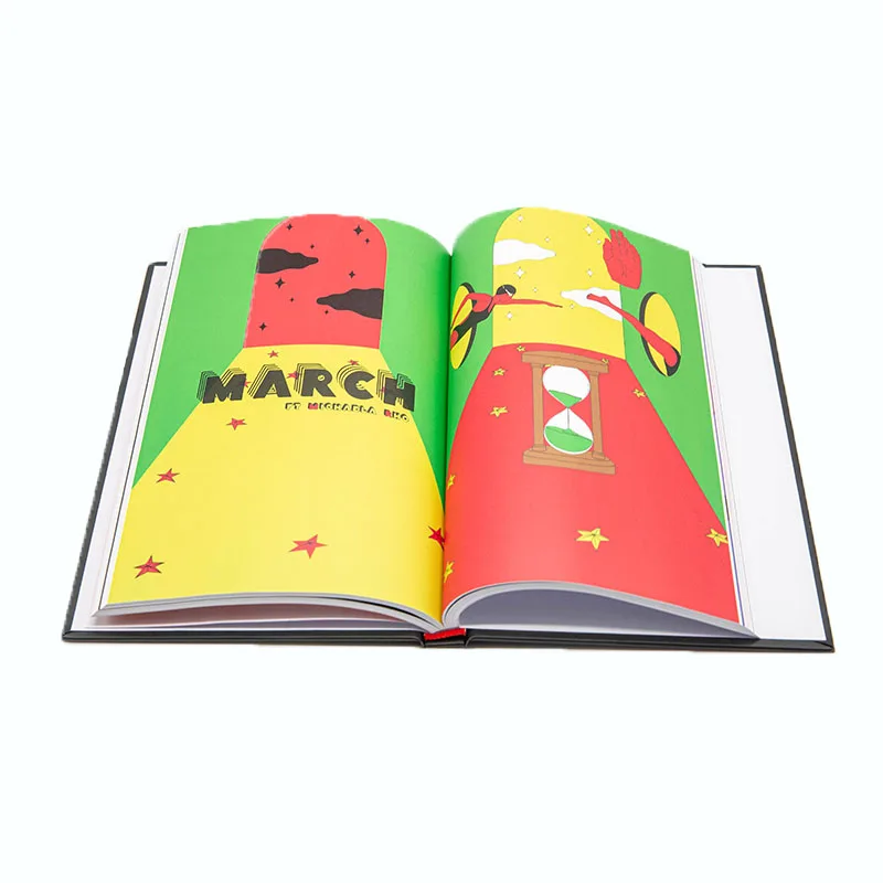 Custom OEM High Quality Hardcover Cookbook/Photography/Art Printing Hard Cover Book Printing