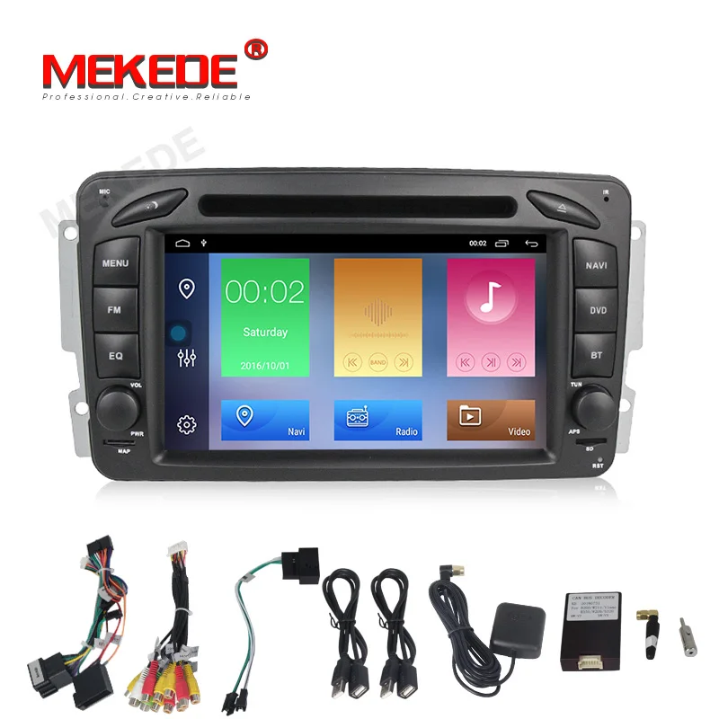  Автомагнитола MEKEDE мультимедийная система на Android 10 с 4 ядерным процессором 7 