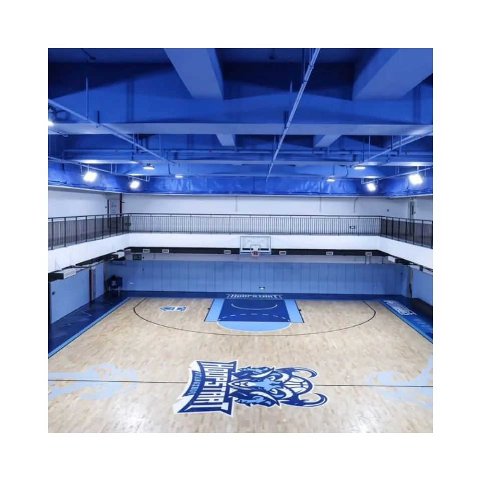 Maple Sports Wooden Flooring FIBA Basketball Floor for Quick Power Play Professional In House Training Hardwood Flooring System