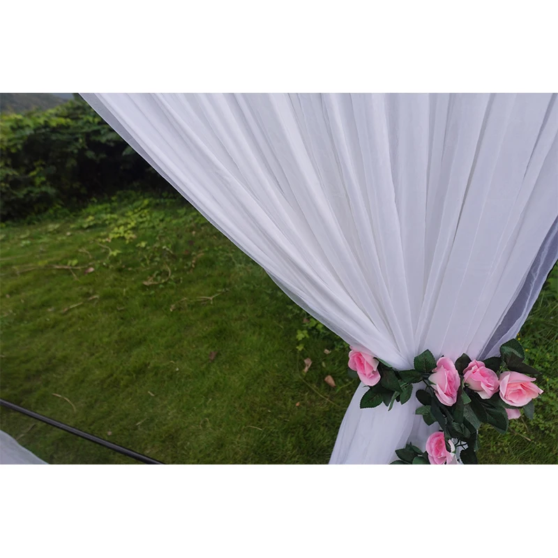 Heavy Duty Backdrop Banner Stand 8 x 8ft Adjustable Telescopic Backdrop Stand
