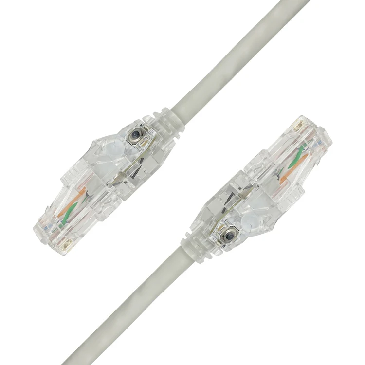 SmartLAN Fast Tracing 24AWG UTP Cat6a Patch Cord with LED Light Stranded Bare Copper Cable