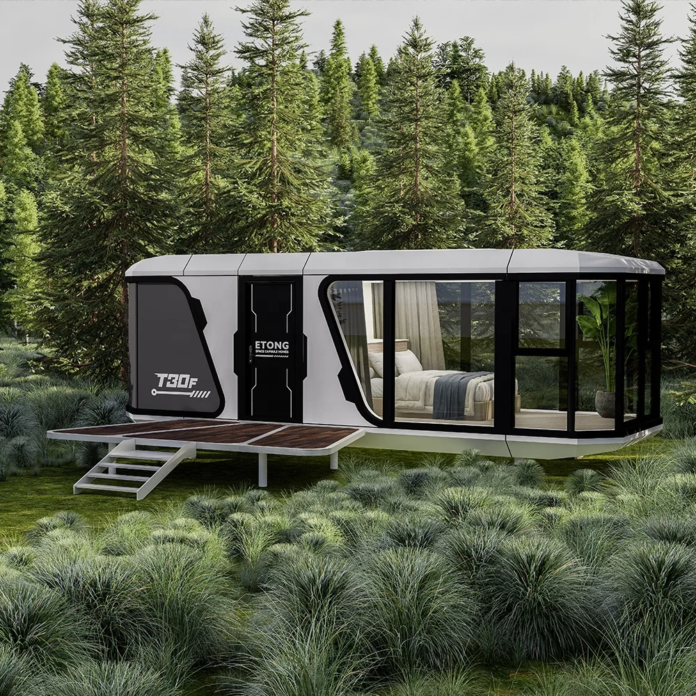 2024 prefab container houses prefabricated capsule bed sleeping pods homes 2 bedroom modern with bathroom