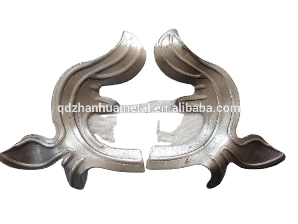 Decorative wrought Iron stamped metal leaves