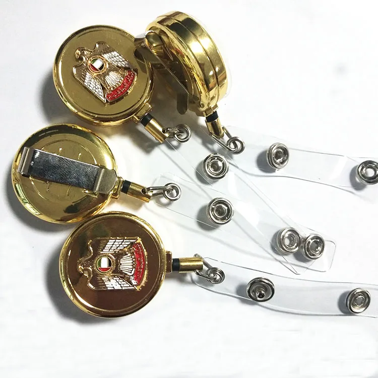 Retractable Pull Badge for Name ID Card Id Nurse Badge Reel Card Holder School Supplies Office Accessories