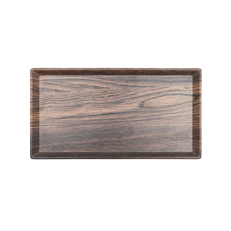 Factory Supply OEM&ODM Fast Food Tray Melamine Serving Tray Cheap Plastic Trays