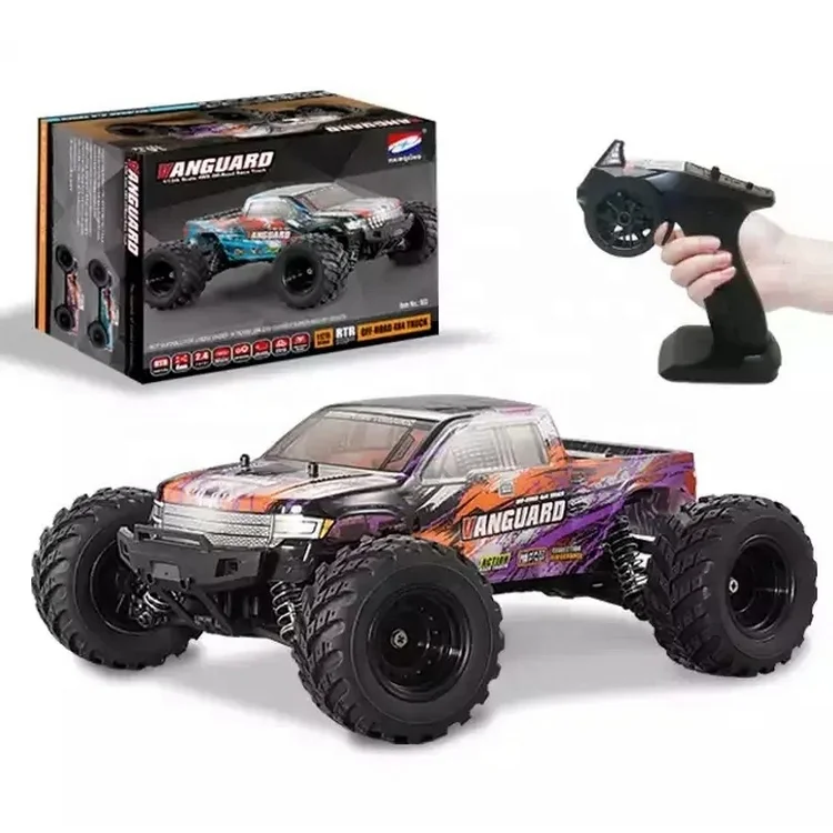 Лидер продаж HBX VANGUARD 903A RTR 1:12 2 4 г 4WD Monster Truck Быстрый пульт дистанционного управления Радиоуправляемая модель грузовика