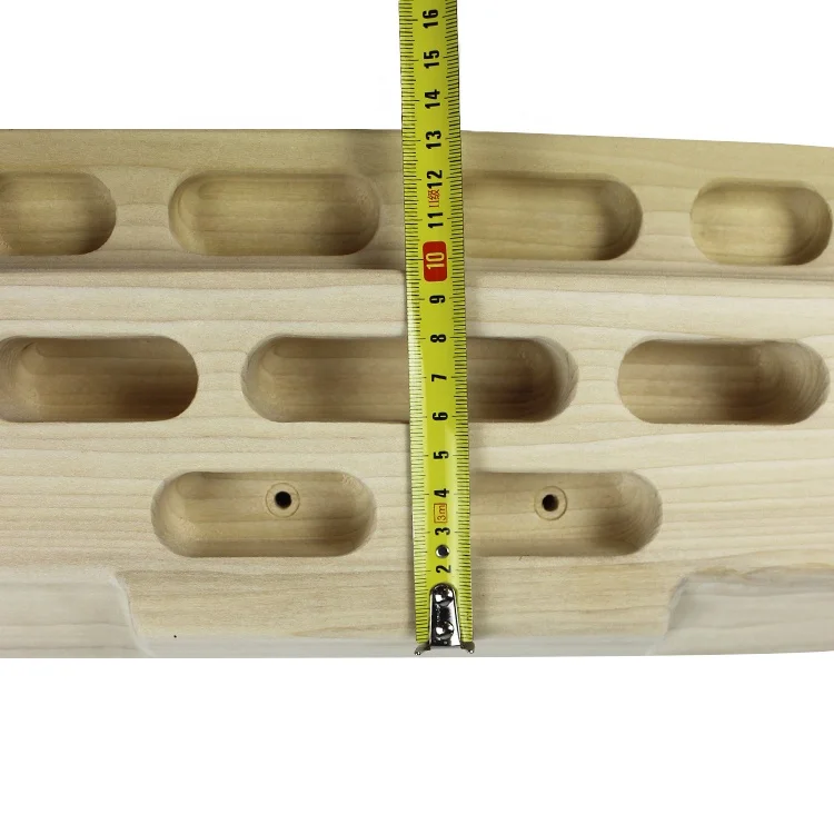 Rizhao Dongshang High Hardness Wooden Fingerboard Rock Wood Climbing Board