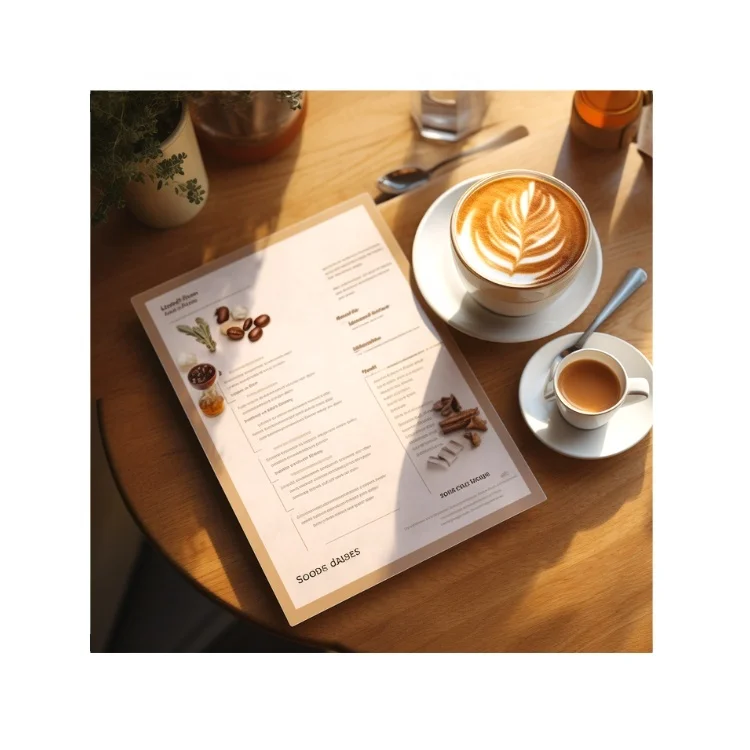Make milk tea shop barbecue menu recipe A4 price list A3 plastic menu price