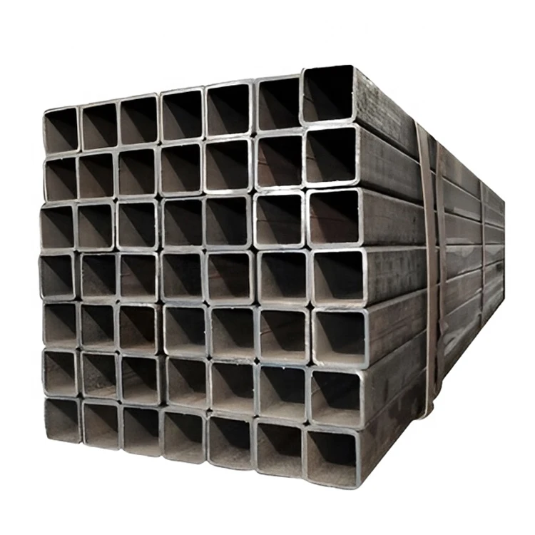 China Black Square Steel Pipe Square Tube Steel Pipe Hollow Black Square Tube Erw Pipe And Tube