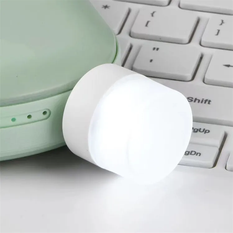 Home Mini USB 5V Led Night Light Bedroom Bedside Reading Lamp for Power Bank Travel Charger Laptop