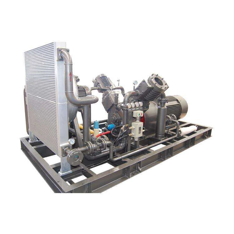 CNG Filling Station LNG Compression Piston Air Compressor High Pressure V Type Natural Gas Compressor Machines