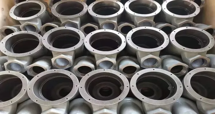 Connection valve female iron pipe ductile iron cast valve body set