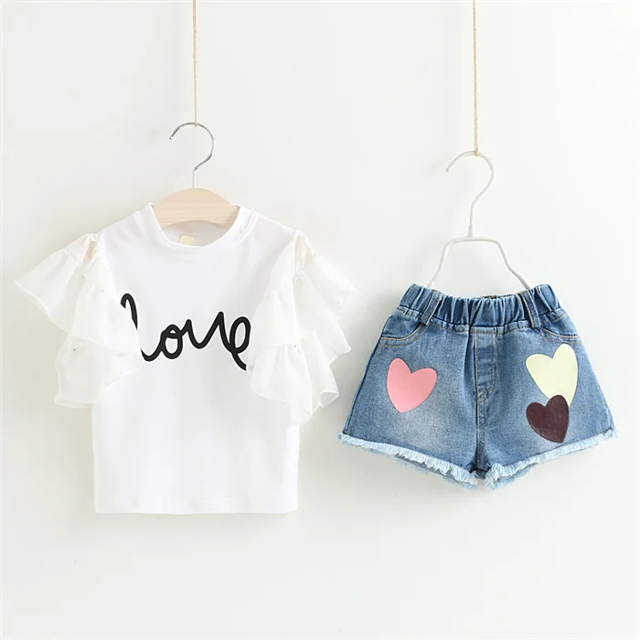 China Wholesale Market Korean Kids Wear Summer Teen Girls Clothing Sets For Children