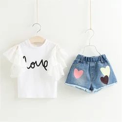 China Wholesale Market Korean Kids Wear Summer Teen Girls Clothing Sets For Children