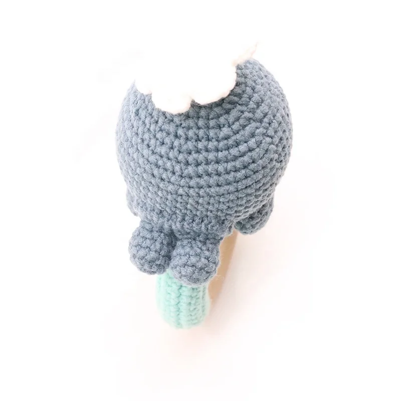 Оптовая продажа, детские деревянные кольца, погремушки, игрушки ручной работы, крючком, Кит, игрушка для прорезывания зубов