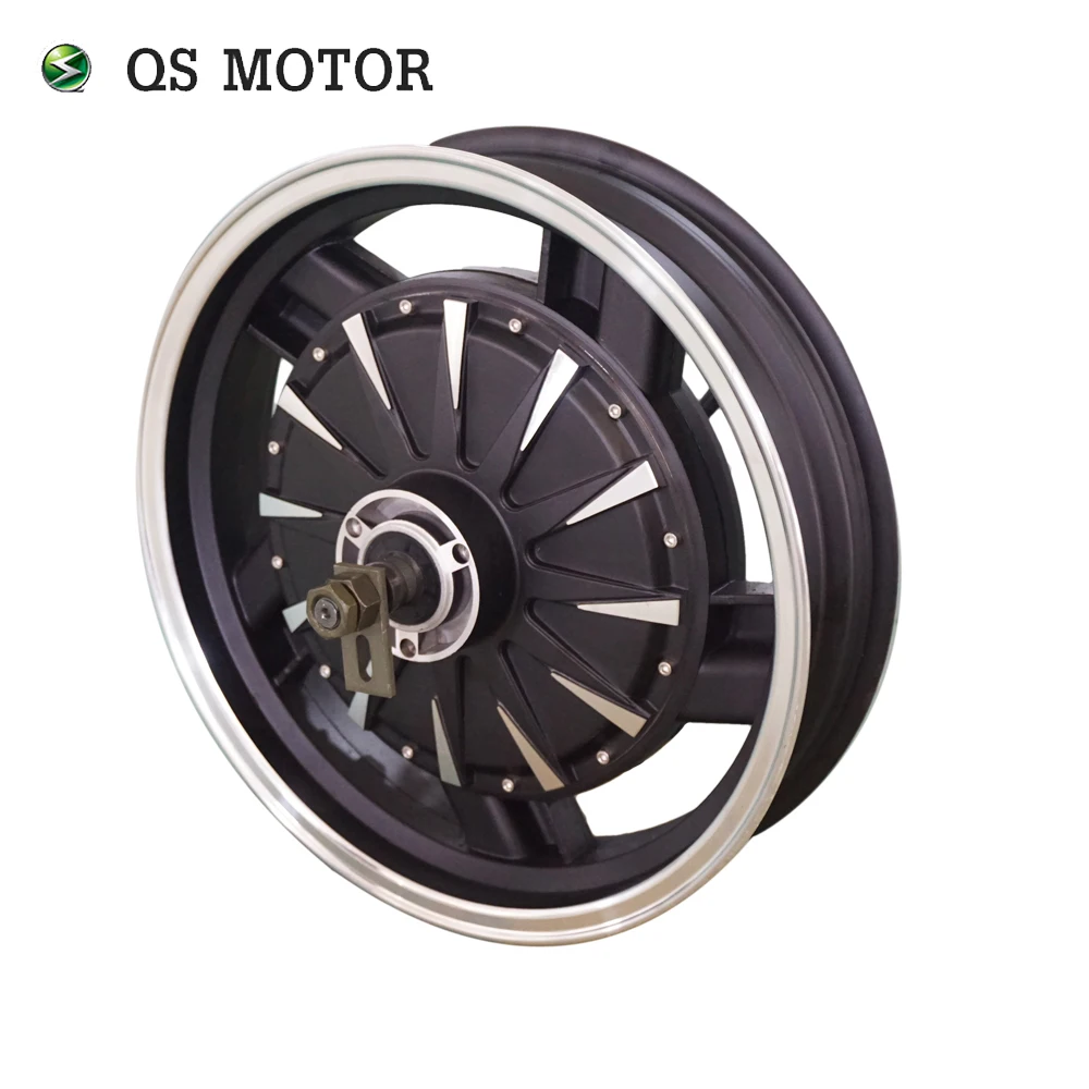 QS Motor 17*3.5inch 3kW 260 40H V1 BLDC Electric Scooter Motorcycle in wheel hub motor New update