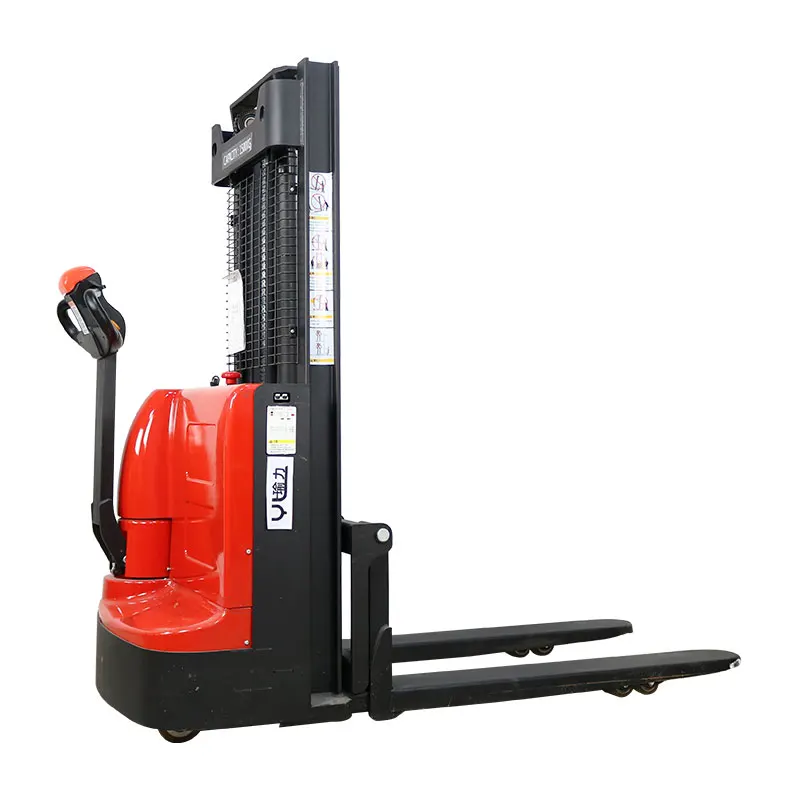 1500kg 3000mm Electric Pallet Lifter Walkie Stacker Self Lift Stacker