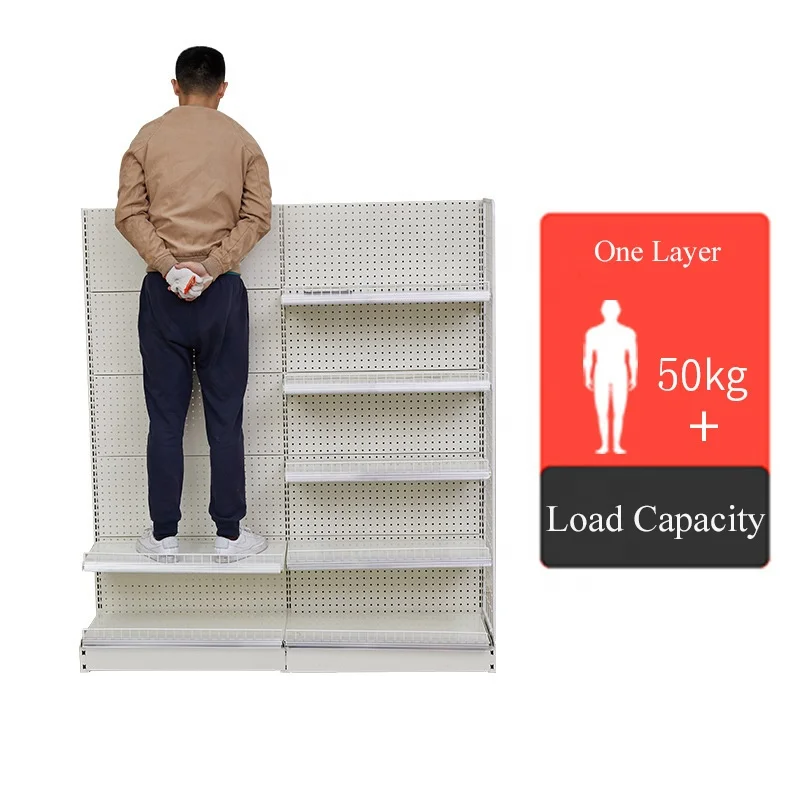 NOVA Tegometall Gondola Shelving, Metallic Supermarket Rack for Shop Wisda Commercial/