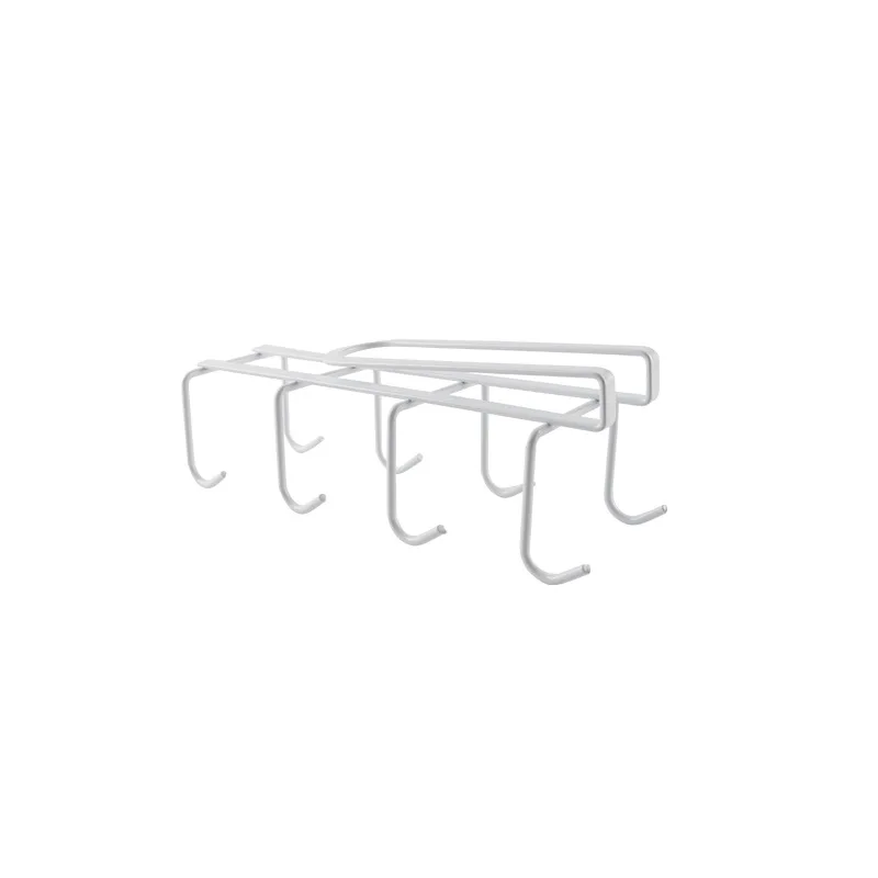 Modern Mug Storage Display Rack Metal Mug Hooks Coffee Cup Holder for Kitchen Coffee Bar Multifunction Customized Lacquer 5 Day