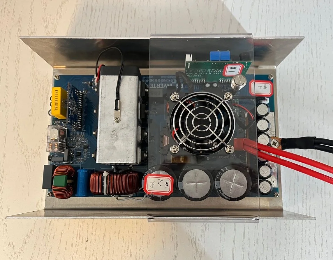 EGMICRO direct sale Bidirectional portable energy storage power inverter demo board TAB2000W EG8026 EG1615 2000W charge function