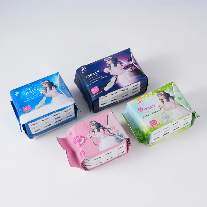 Wholesale High Absorbent Sanitary Napkins Cheapest Disposable Sanitary Napkins Biodegradable Cotton Lady Napkin Sanitary Pad