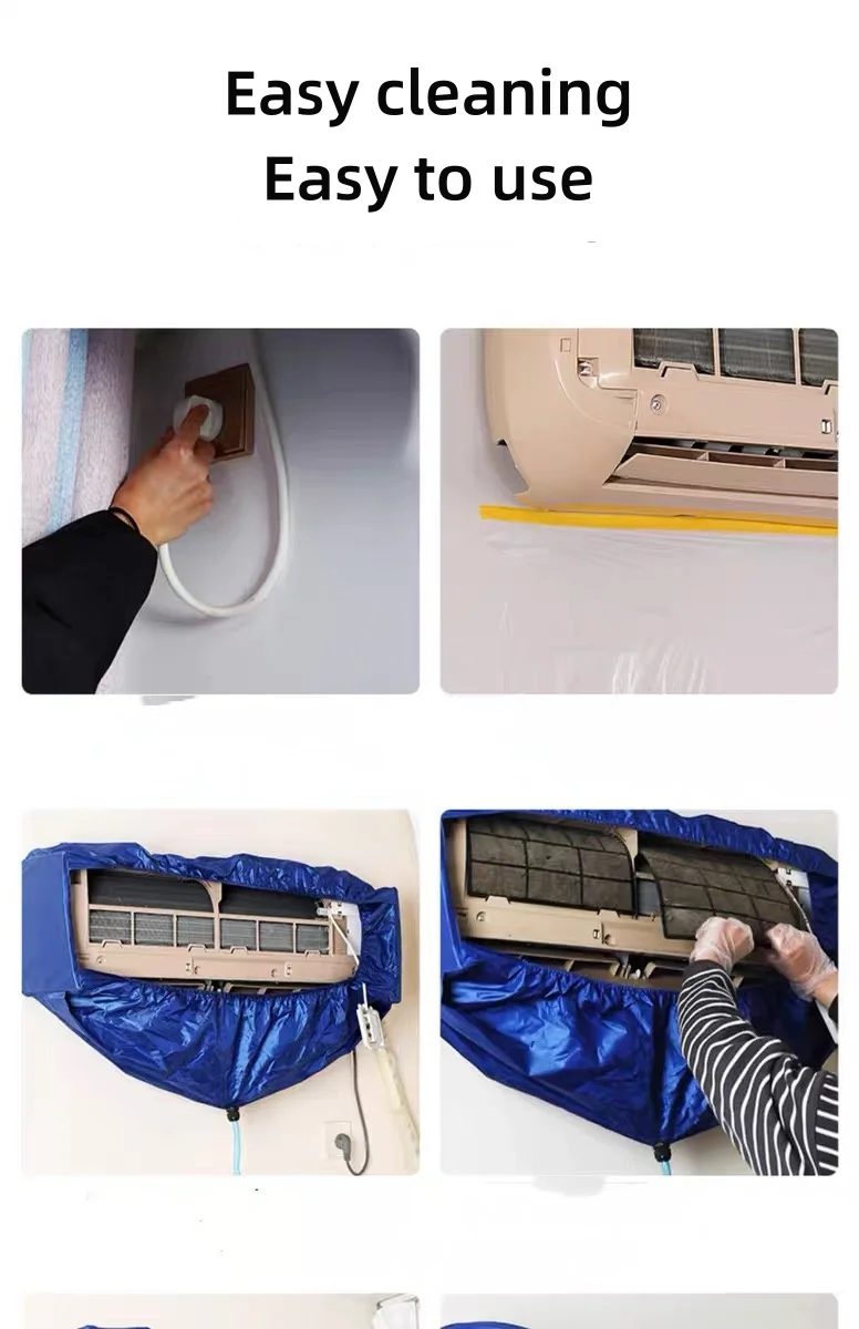 Wall-mounted air conditioner washing bag Air conditioner cleaning cover