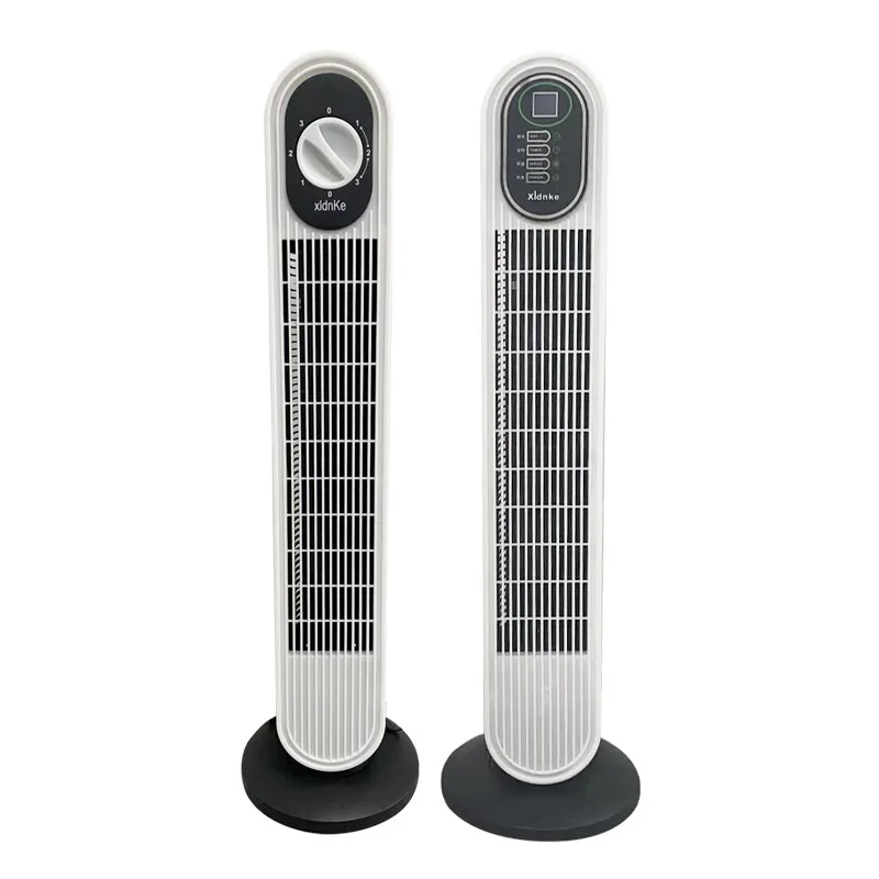 Tower fan household floor shaking vertical bladeless fan strong wind light sound baby silent electric fan