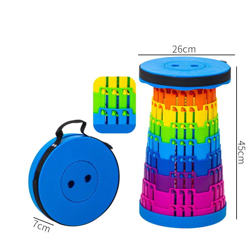 Manufacturer Foldable Folding  Retractable 6-speed control stools Camping Plastic Fishing Garden Chair