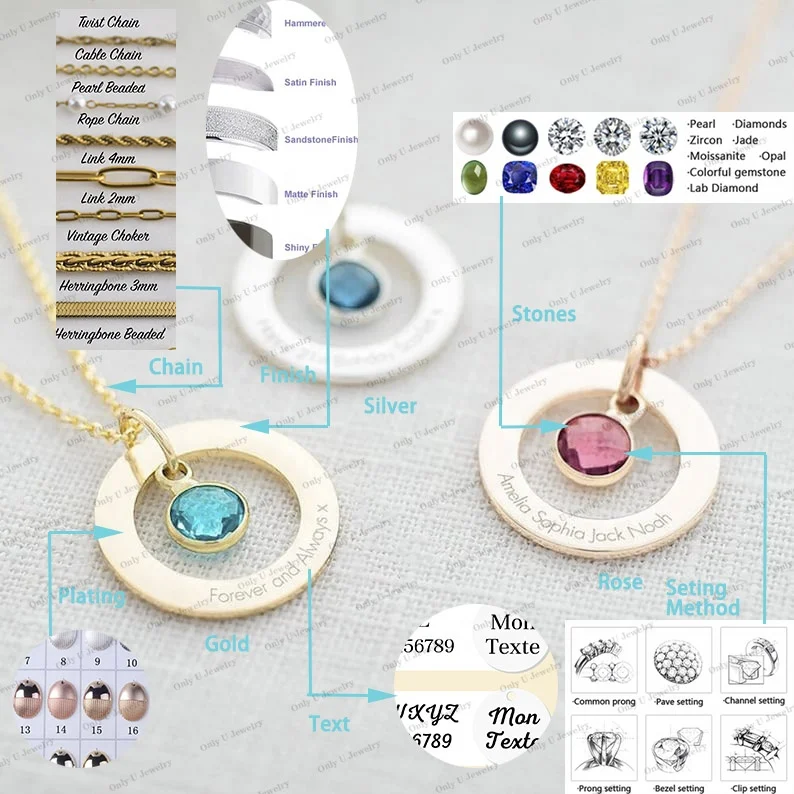 Ожерелье с именем 18 карат