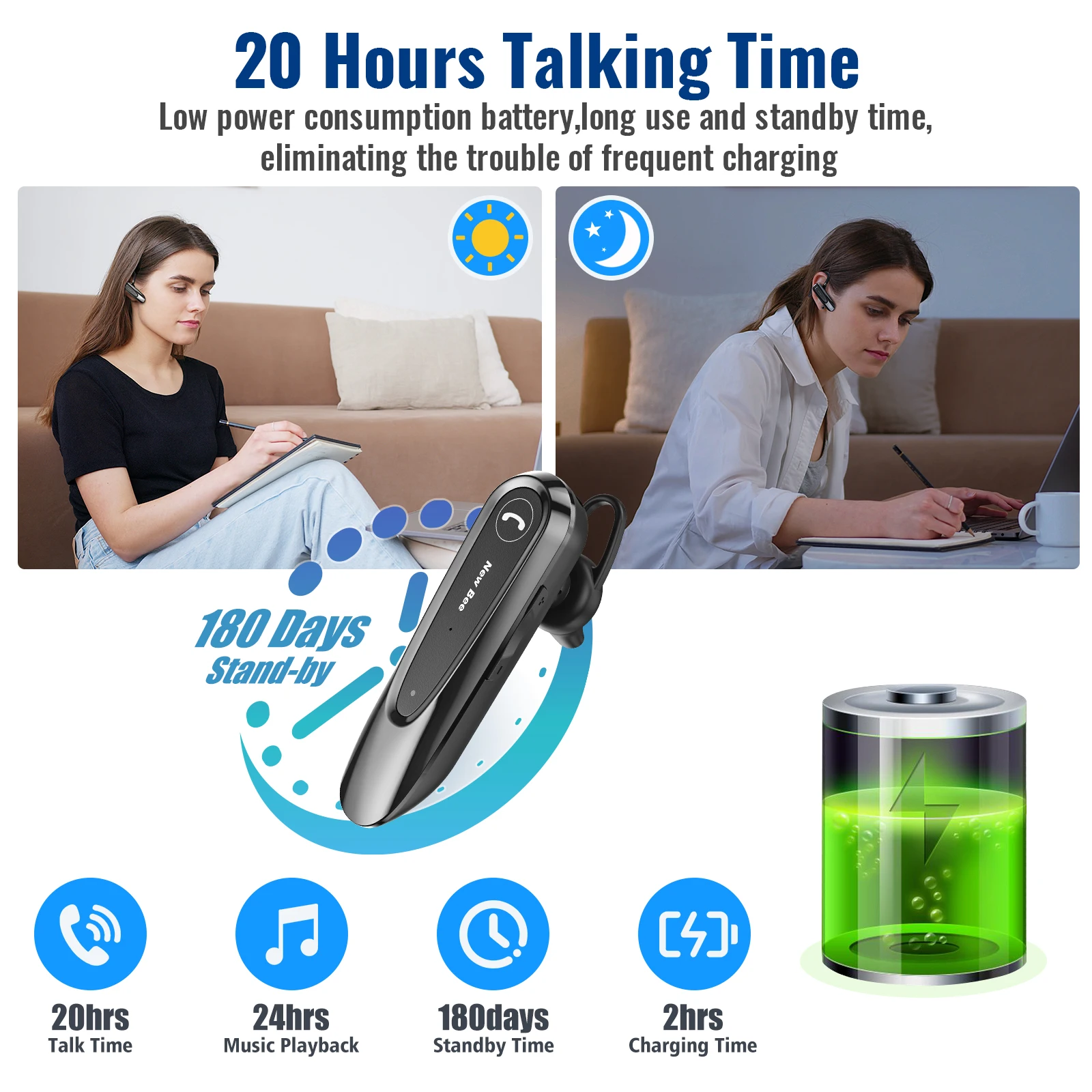 Новые беспроводные одиночные наушники Bee B45 Mini наушники-вкладыши гарнитура для