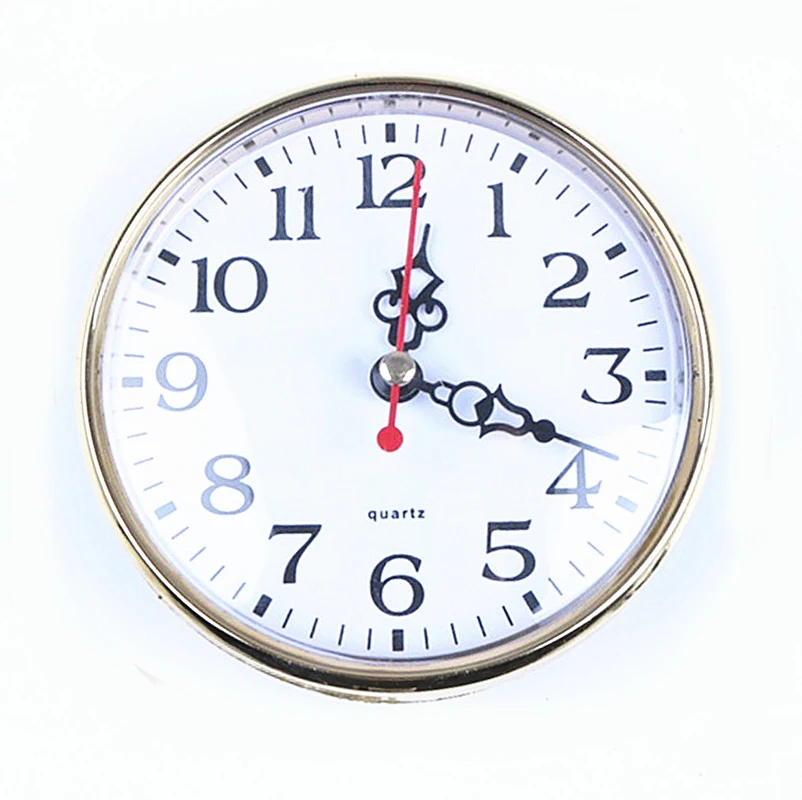 Wholesale Hour 110mm Clock Movement Process Quartz Clock Head Inset Round Table Accessories