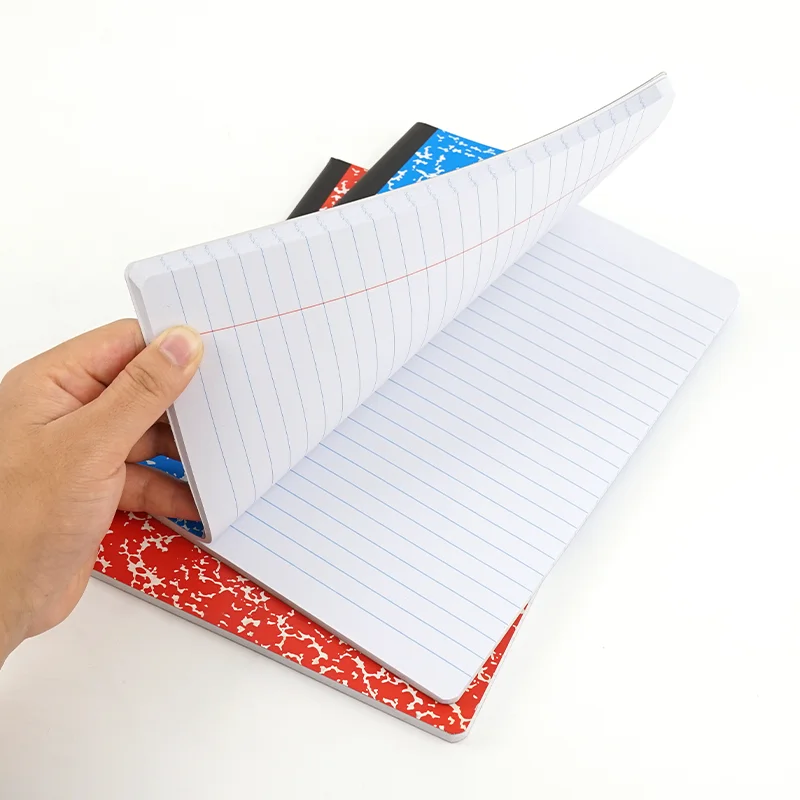 Wholesale Notebook 100 Pages Composition Custom Journal Notebook A4 Writing Notebooks For Elementary